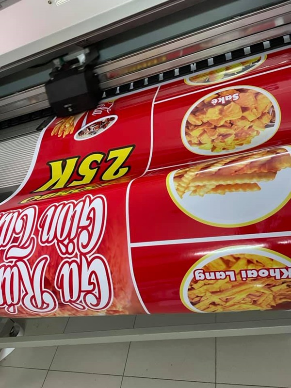 in quảng cáo