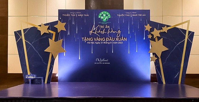 backdrop khai trương