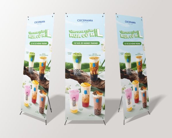standee chữ x