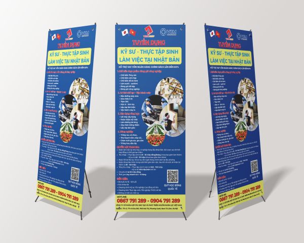 standee chữ x