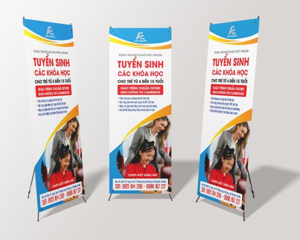 standee chữ x